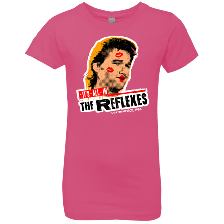 T-Shirts Hot Pink / YXS Reflexes Girls Premium T-Shirt