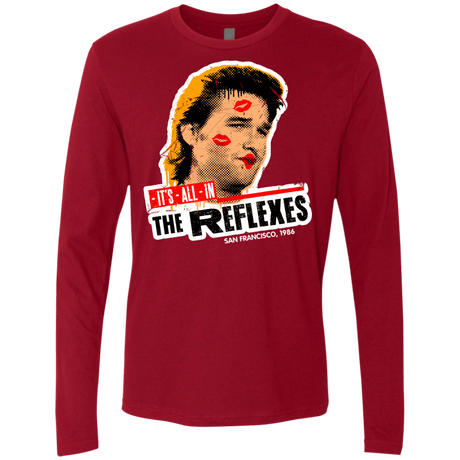 T-Shirts Cardinal / Small Reflexes Men's Premium Long Sleeve