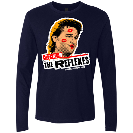 T-Shirts Midnight Navy / Small Reflexes Men's Premium Long Sleeve