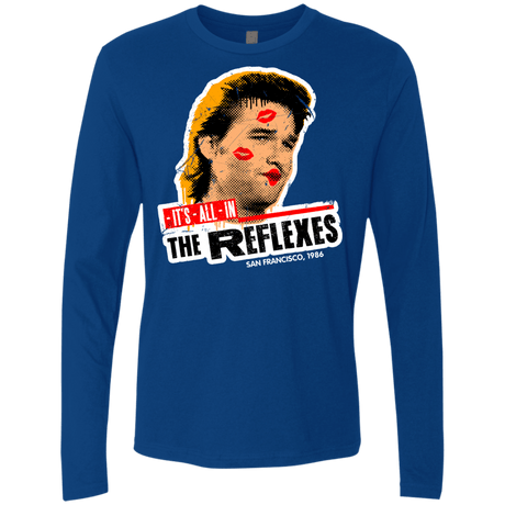 T-Shirts Royal / Small Reflexes Men's Premium Long Sleeve