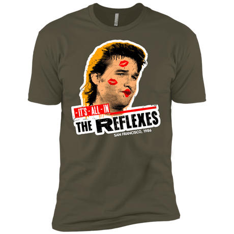 T-Shirts Military Green / X-Small Reflexes Men's Premium T-Shirt