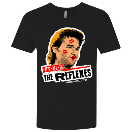T-Shirts Black / X-Small Reflexes Men's Premium V-Neck