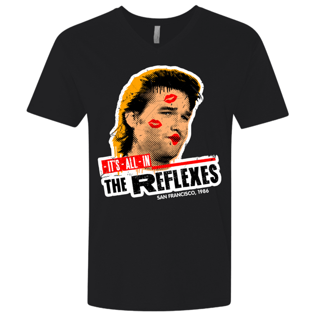 T-Shirts Black / X-Small Reflexes Men's Premium V-Neck