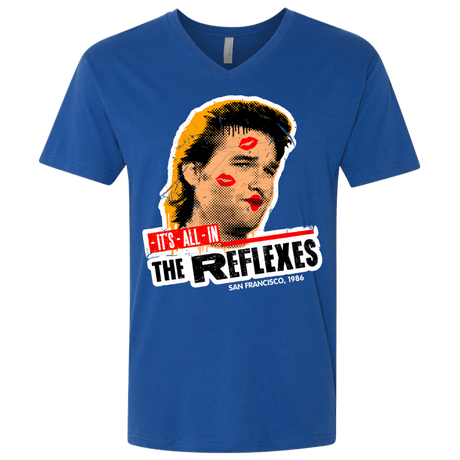 T-Shirts Royal / X-Small Reflexes Men's Premium V-Neck