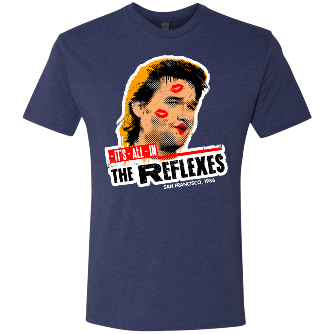 T-Shirts Vintage Navy / Small Reflexes Men's Triblend T-Shirt