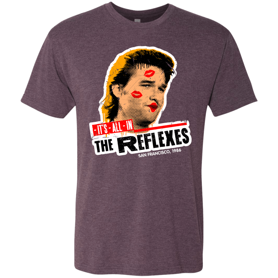 T-Shirts Vintage Purple / Small Reflexes Men's Triblend T-Shirt