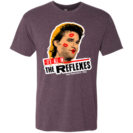 T-Shirts Vintage Purple / Small Reflexes Men's Triblend T-Shirt