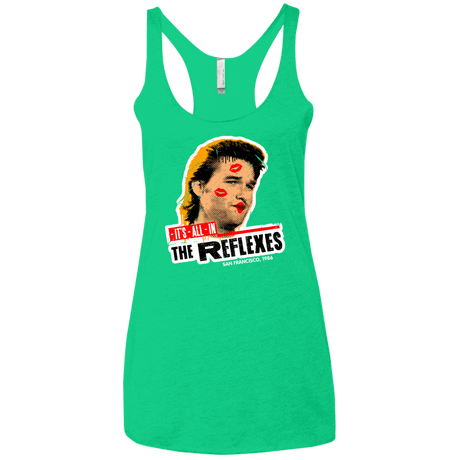 T-Shirts Envy / X-Small Reflexes Women's Triblend Racerback Tank