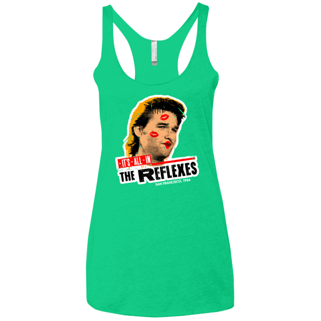 T-Shirts Envy / X-Small Reflexes Women's Triblend Racerback Tank