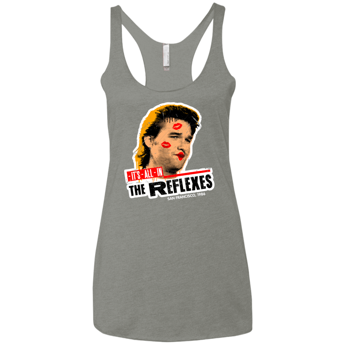 T-Shirts Venetian Grey / X-Small Reflexes Women's Triblend Racerback Tank