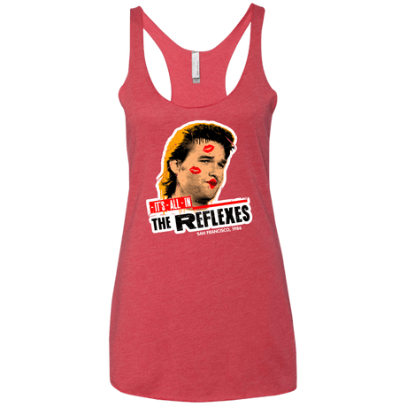 T-Shirts Vintage Red / X-Small Reflexes Women's Triblend Racerback Tank