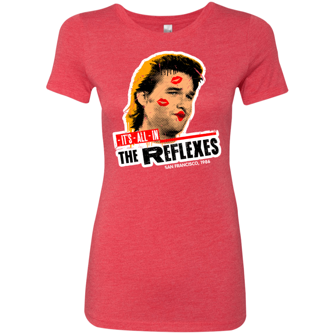 T-Shirts Vintage Red / Small Reflexes Women's Triblend T-Shirt