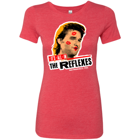 T-Shirts Vintage Red / Small Reflexes Women's Triblend T-Shirt