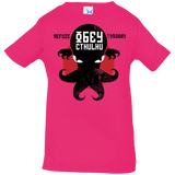 T-Shirts Hot Pink / 6 Months Refuse Tyranny, Obey Cthulhu Infant Premium T-Shirt