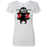 T-Shirts Heather White / Small Refuse Tyranny, Obey Cthulhu Women's Triblend T-Shirt