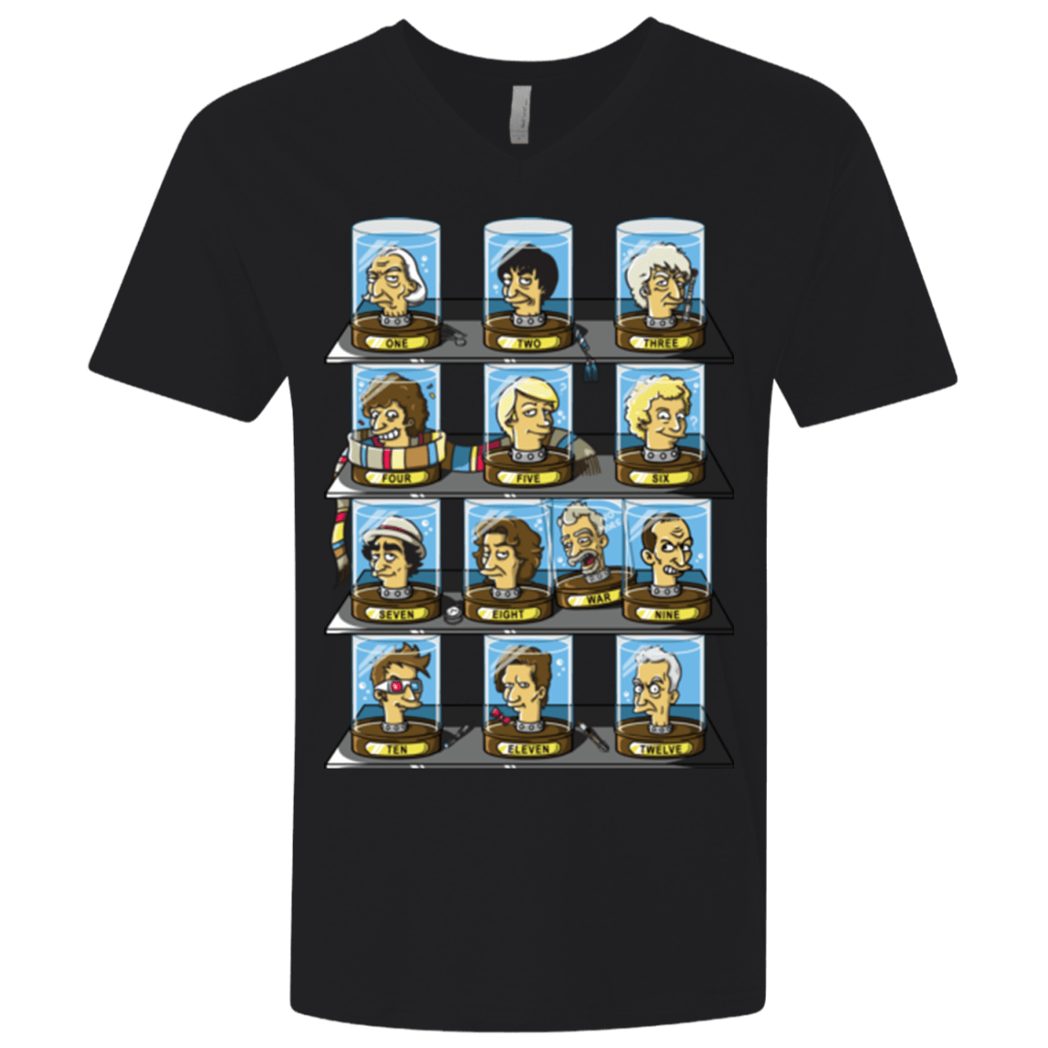 T-Shirts Black / X-Small Regen O Rama Men's Premium V-Neck