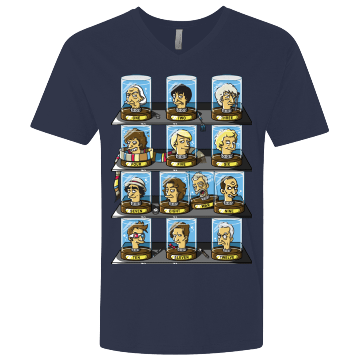 T-Shirts Midnight Navy / X-Small Regen O Rama Men's Premium V-Neck