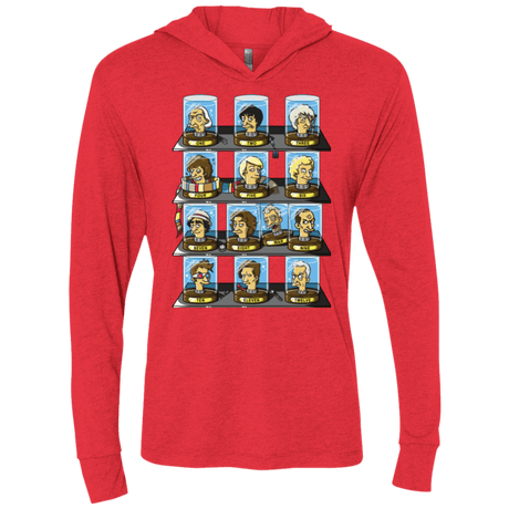 T-Shirts Vintage Red / X-Small Regen O Rama Triblend Long Sleeve Hoodie Tee