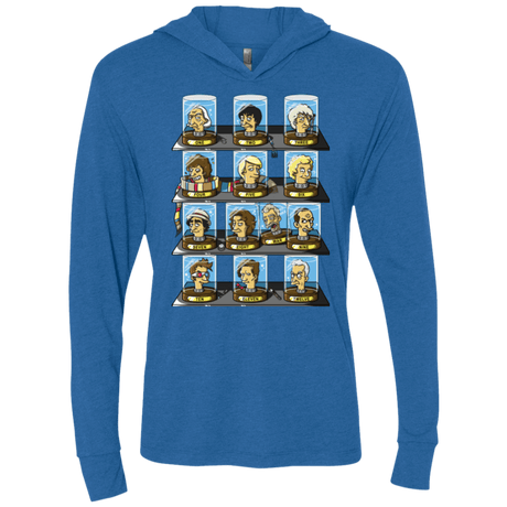 T-Shirts Vintage Royal / X-Small Regen O Rama Triblend Long Sleeve Hoodie Tee