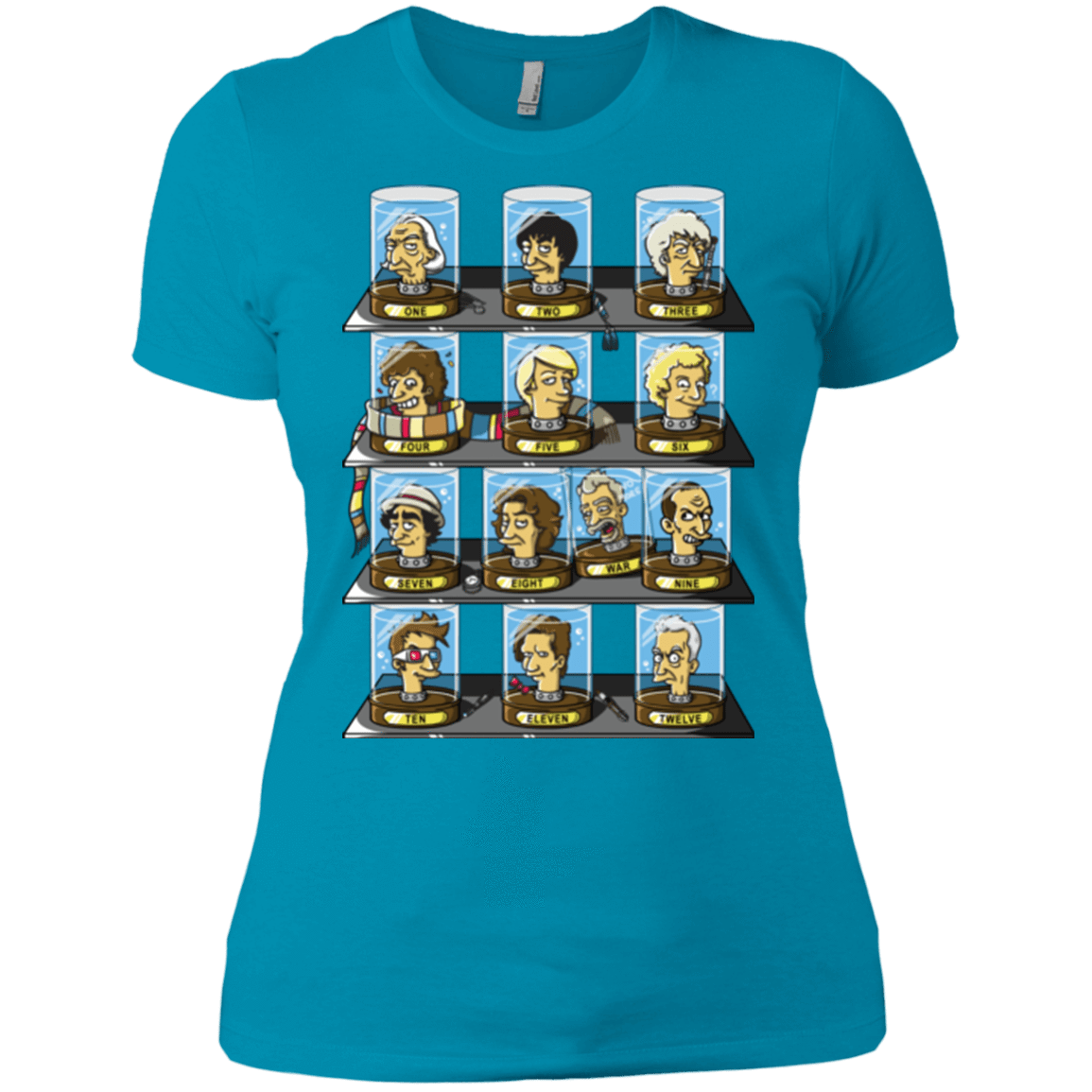 T-Shirts Turquoise / X-Small Regen O Rama Women's Premium T-Shirt