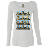 T-Shirts Heather White / Small Regen O Rama Women's Triblend Long Sleeve Shirt