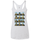 T-Shirts Heather White / X-Small Regen O Rama Women's Triblend Racerback Tank