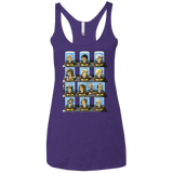 T-Shirts Purple / X-Small Regen O Rama Women's Triblend Racerback Tank