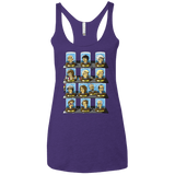 T-Shirts Purple / X-Small Regen O Rama Women's Triblend Racerback Tank