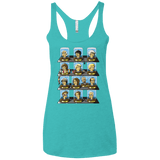 T-Shirts Tahiti Blue / X-Small Regen O Rama Women's Triblend Racerback Tank
