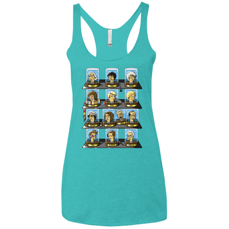 T-Shirts Tahiti Blue / X-Small Regen O Rama Women's Triblend Racerback Tank