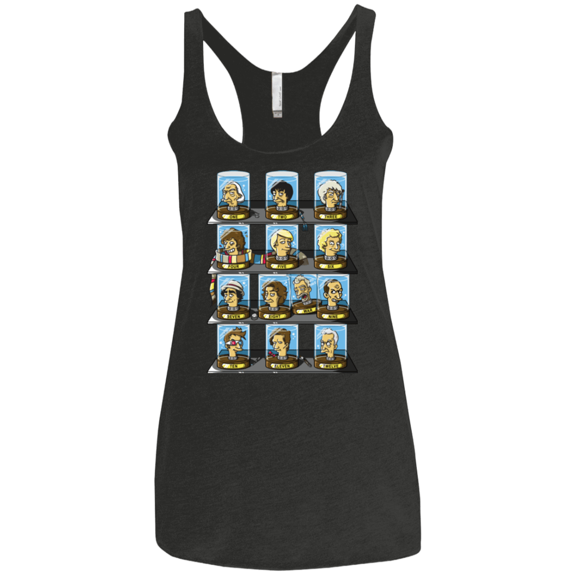 T-Shirts Vintage Black / X-Small Regen O Rama Women's Triblend Racerback Tank