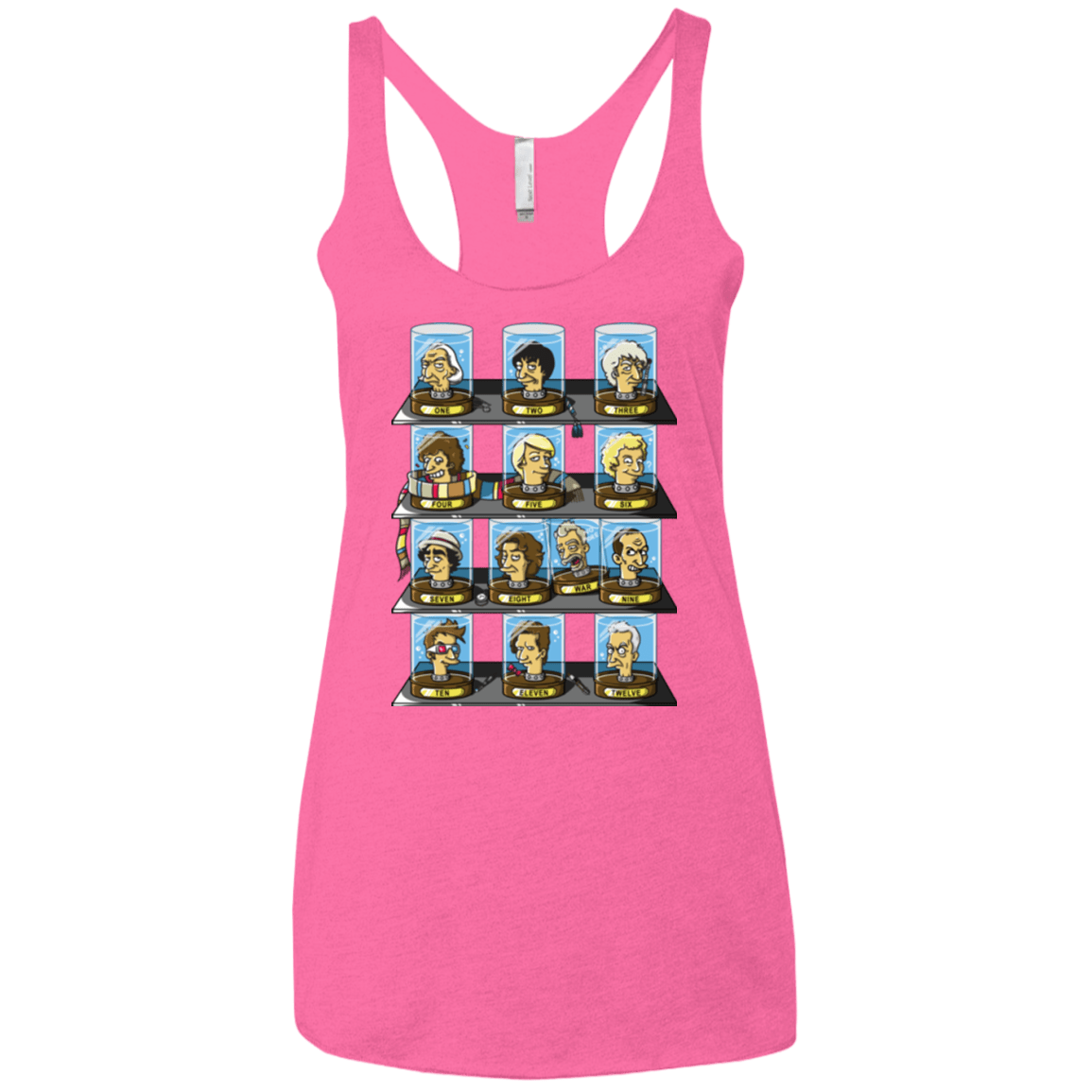 T-Shirts Vintage Pink / X-Small Regen O Rama Women's Triblend Racerback Tank