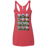 T-Shirts Vintage Red / X-Small Regen O Rama Women's Triblend Racerback Tank