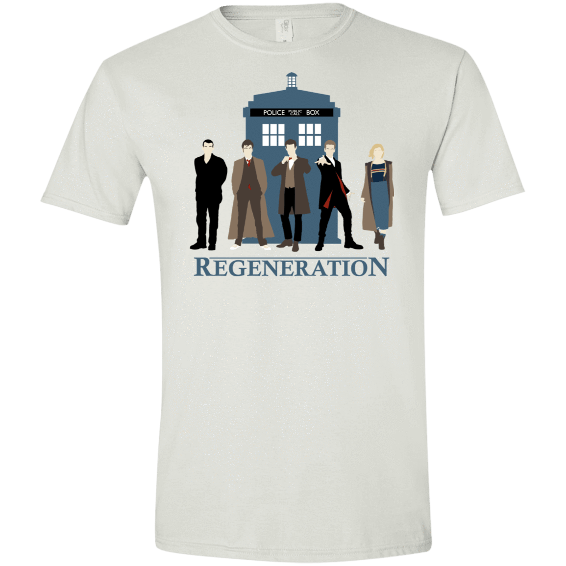 T-Shirts White / X-Small Regeneration Men's Semi-Fitted Softstyle