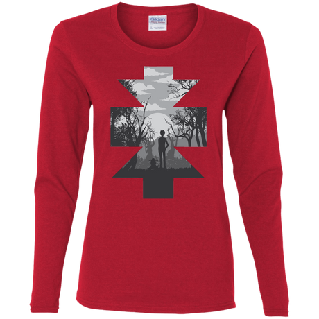 T-Shirts Red / S Reliability Women's Long Sleeve T-Shirt