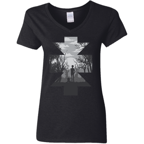 T-Shirts Black / S Reliability Women's V-Neck T-Shirt