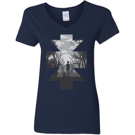 T-Shirts Navy / S Reliability Women's V-Neck T-Shirt