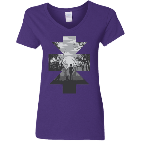 T-Shirts Purple / S Reliability Women's V-Neck T-Shirt