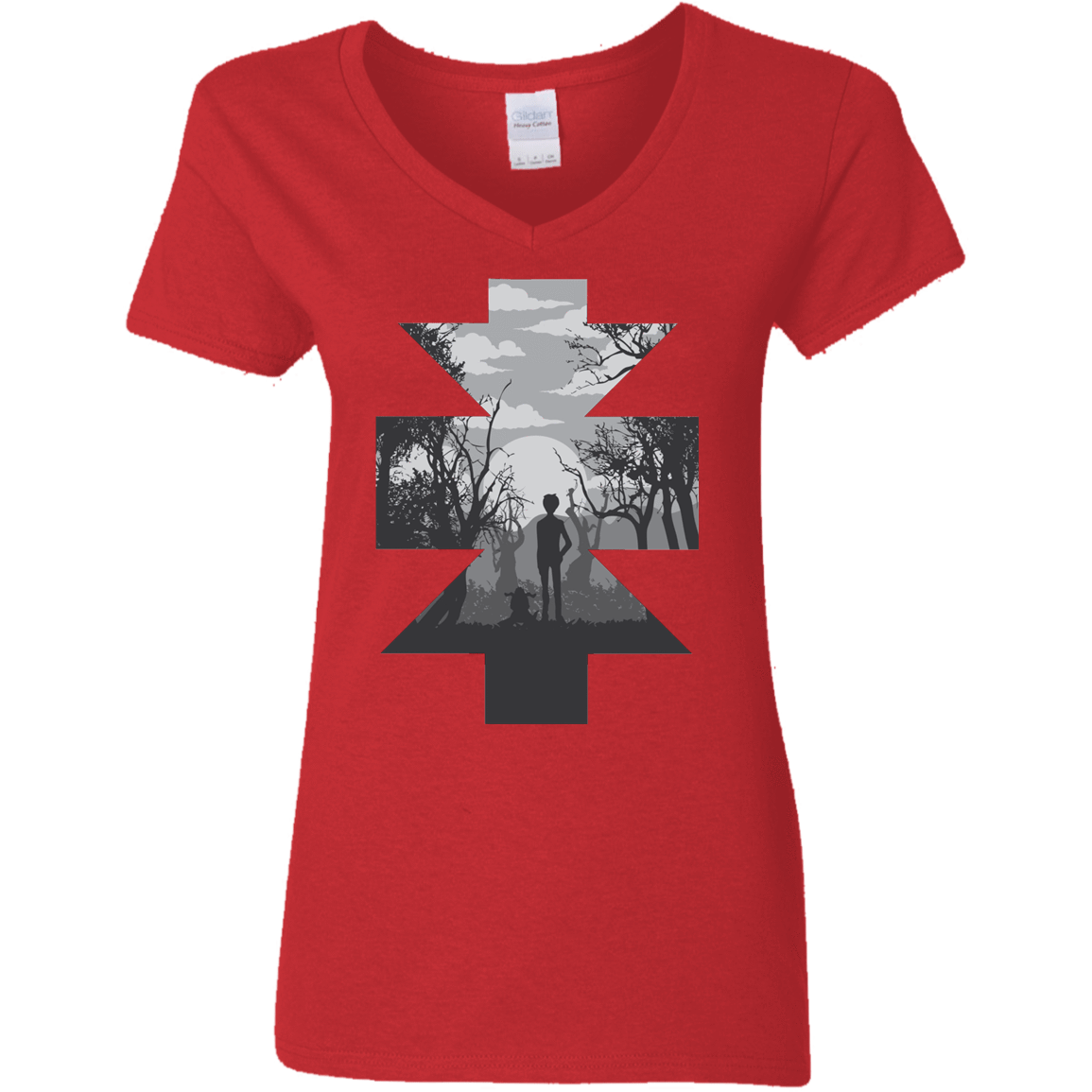 T-Shirts Red / S Reliability Women's V-Neck T-Shirt