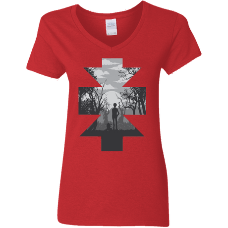 T-Shirts Red / S Reliability Women's V-Neck T-Shirt