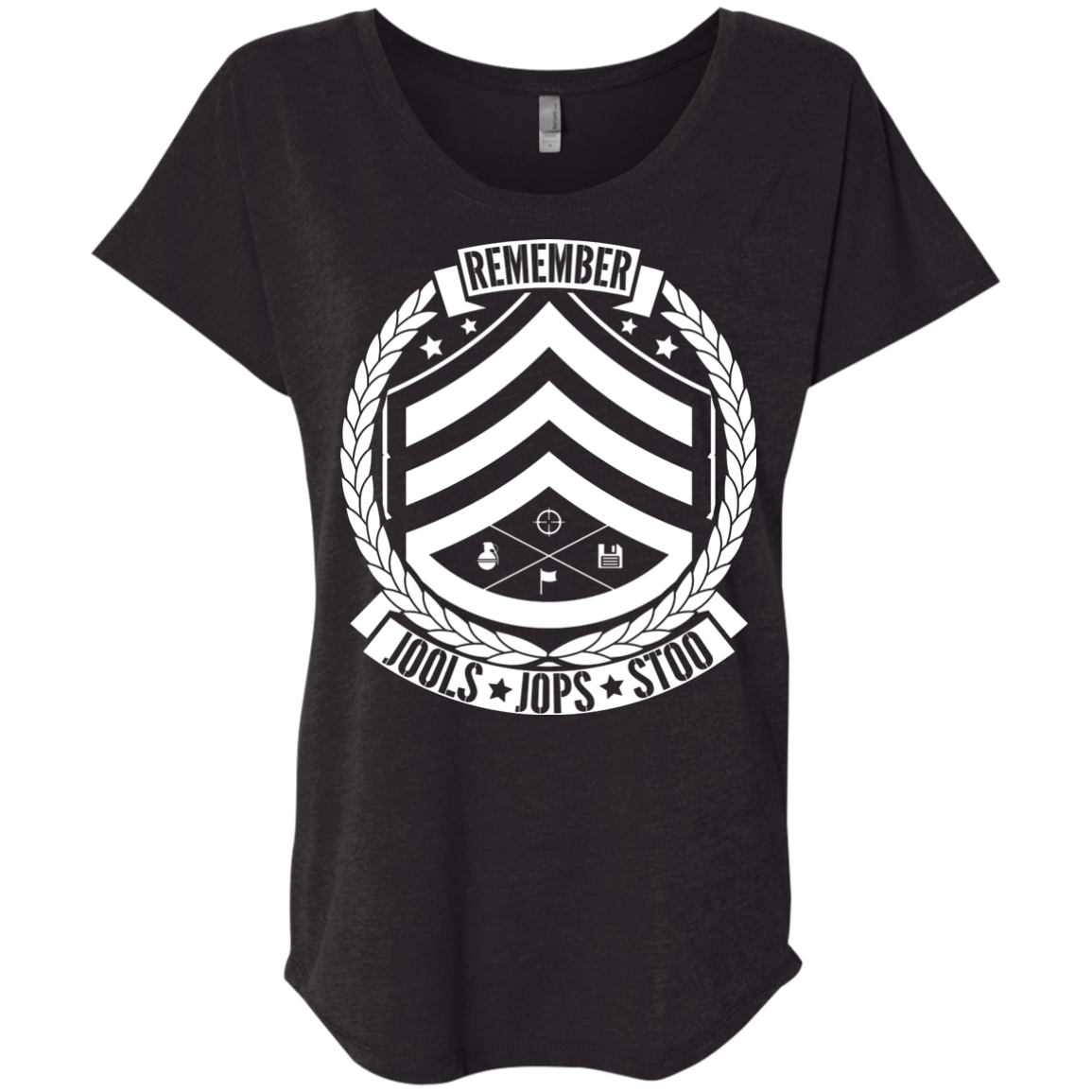 Remember Jools, Jops & Stu Triblend Dolman Sleeve