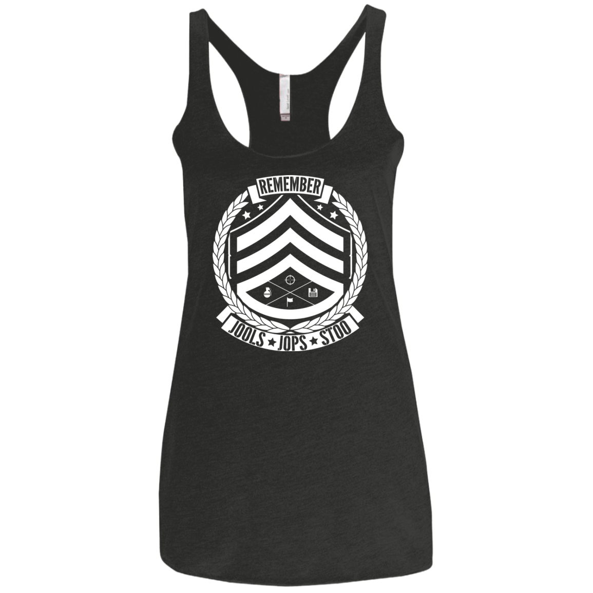 Remember Jools, Jops & Stu Women's Triblend Racerback Tank