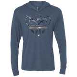 T-Shirts Indigo / X-Small Replicant Detective Triblend Long Sleeve Hoodie Tee