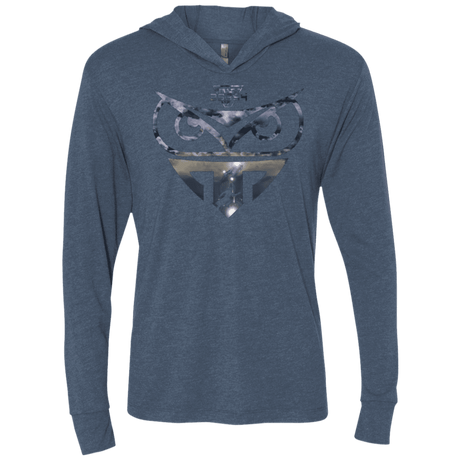 T-Shirts Indigo / X-Small Replicant Detective Triblend Long Sleeve Hoodie Tee