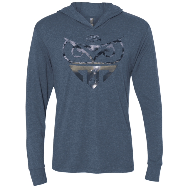 T-Shirts Indigo / X-Small Replicant Detective Triblend Long Sleeve Hoodie Tee