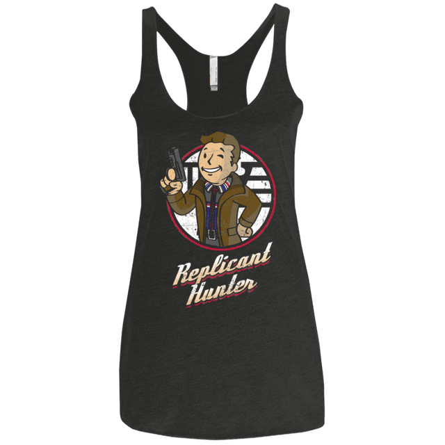 T-Shirts Vintage Black / X-Small Replicant Hunter Women's Triblend Racerback Tank