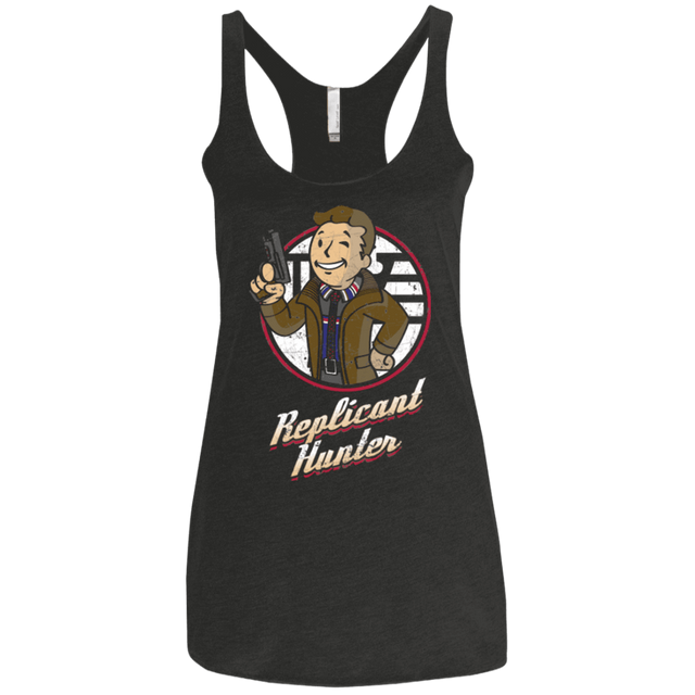T-Shirts Vintage Black / X-Small Replicant Hunter Women's Triblend Racerback Tank