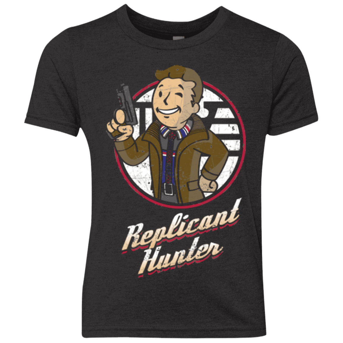 T-Shirts Vintage Black / YXS Replicant Hunter Youth Triblend T-Shirt