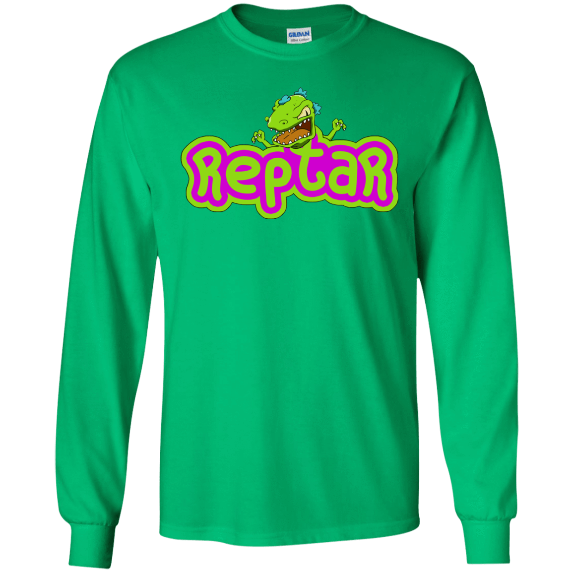 T-Shirts Irish Green / S Reptar Men's Long Sleeve T-Shirt