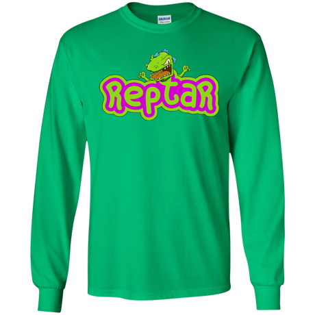 T-Shirts Irish Green / S Reptar Men's Long Sleeve T-Shirt